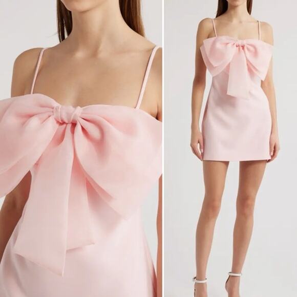 Likely Dresses & Skirts - Likely Pink Mini Dress with Bow